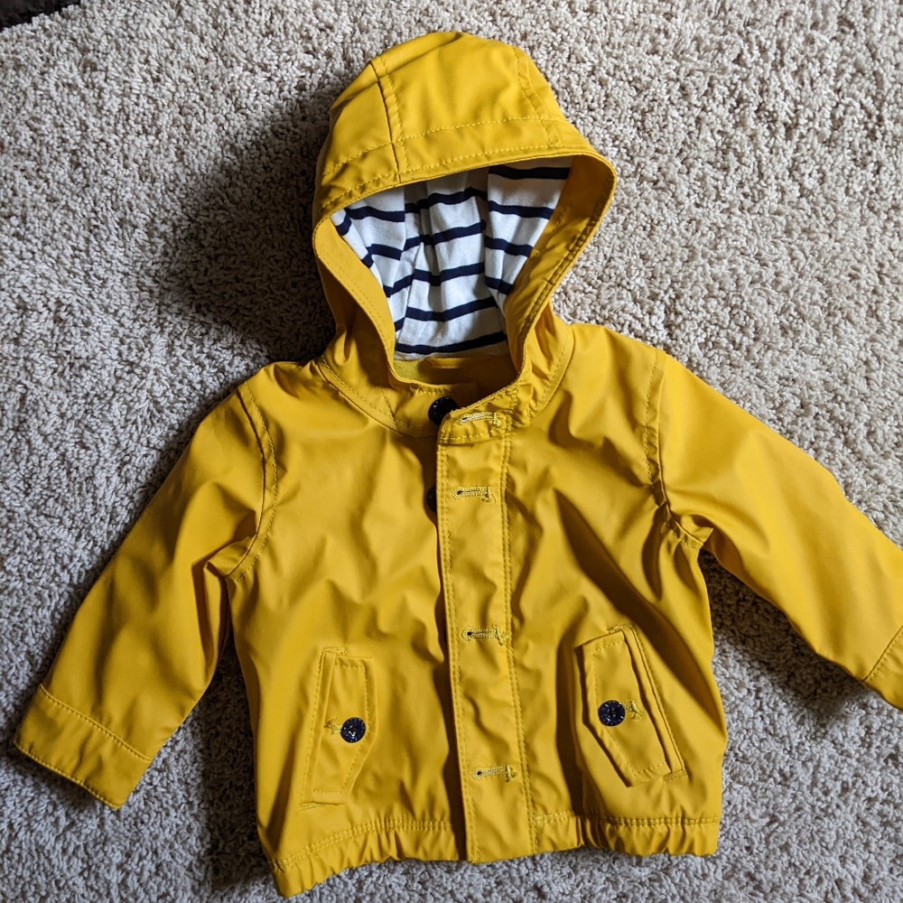 Baby Gap yellow rain coat
